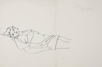 [reclining female figure, without legs]