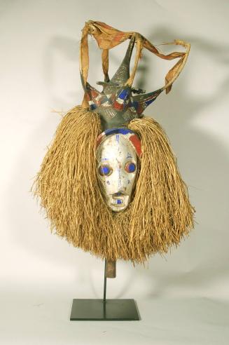 [Yaka mask, circumcision rite dance headdress]