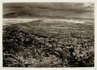 From La Bajada Mesa Toward the Ortiz Mountains, New Mexico