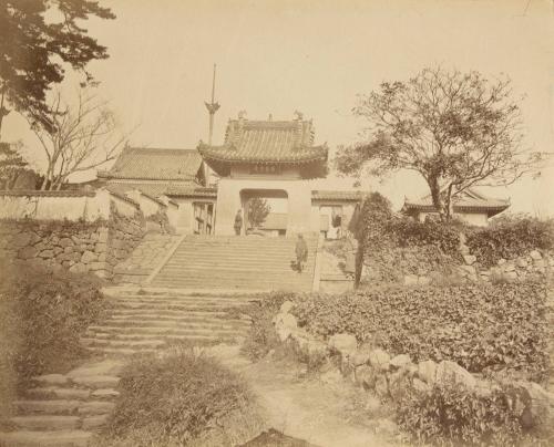 Temple steps and gate