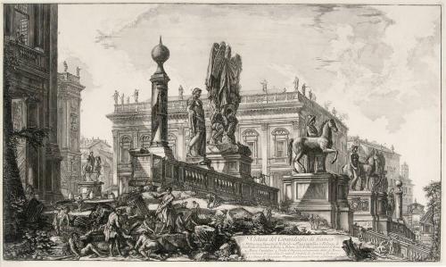 Veduta del Campidoglio di Fianco