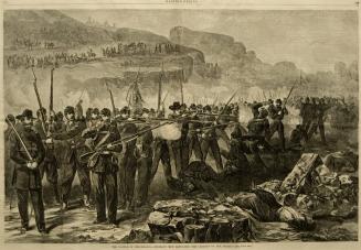 The Battle of Chicamauga - Thomas’s men repulsing the charges of the Rebels