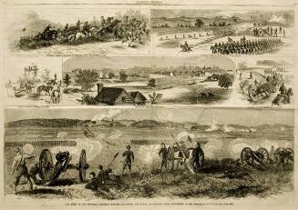 The Army of the Potomac - General Buford Attacking the Enemy at Raccoon Ford