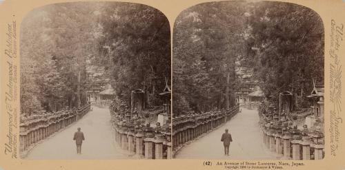 42. An Avenue of Stone Lanterns Nara Japan