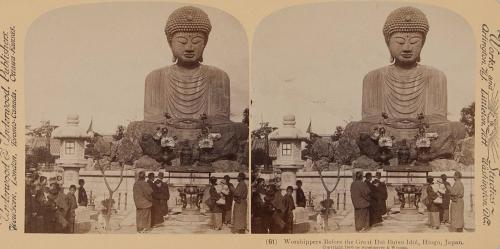 61. Worshippers Before the Great Dai Butsu Idol, Hiogo, Japan