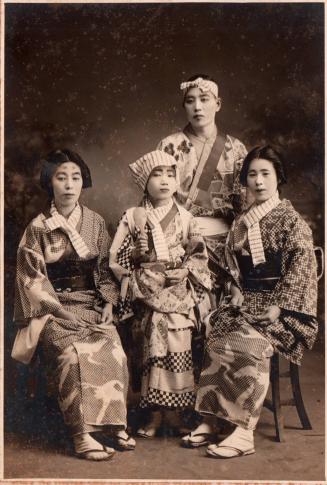 Four Women in Kimono