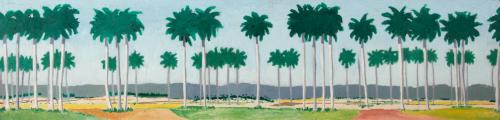 Untitled, Landscape with Palm Trees
