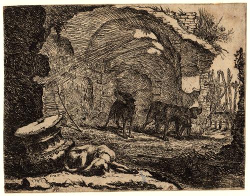 [Three spaniels]