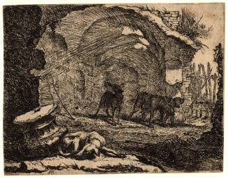 [Three spaniels]