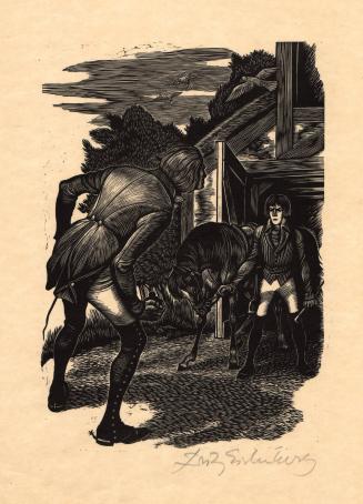 Fight at the Stable (Young Heathcliff and Hindley arguing over a horse)