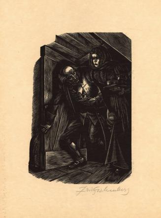 A Dark Night in Wuthering Heights (Joseph showing Isabella to Heathcliff’s room)