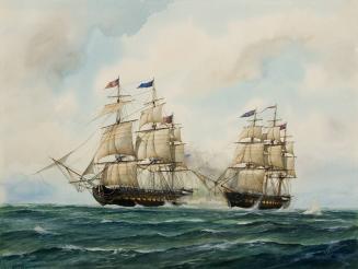 Commencement of the Action, USS Constitution and HMS Java