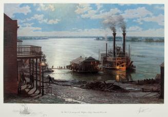 NATCHEZ the “Rob’t E. Lee” arriving at the Unter-the-Hill in 1882