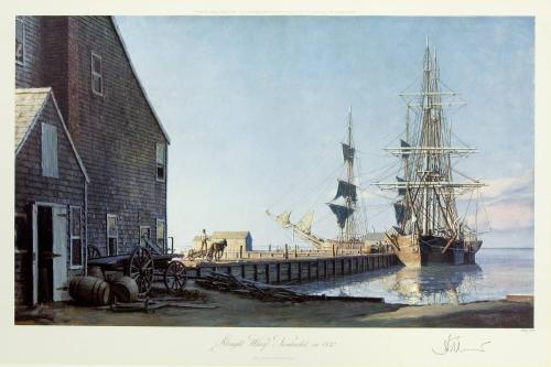 STRAIGHT WHARF Nantucket in 1832