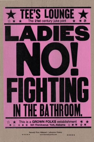 Tee’s Lounge/ Ladies NO! Fighting in the Bathroom