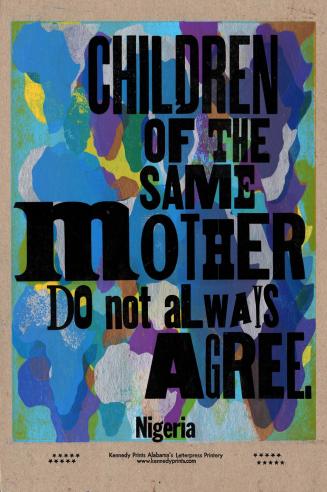Children of the same Mother do not always agree - Nigeria