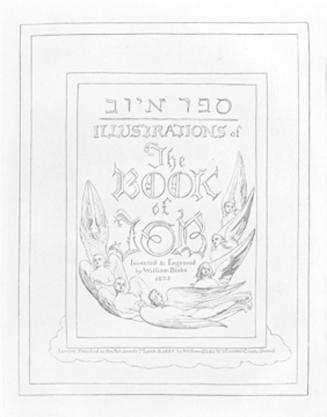 Title page to ‘The Book of Job’