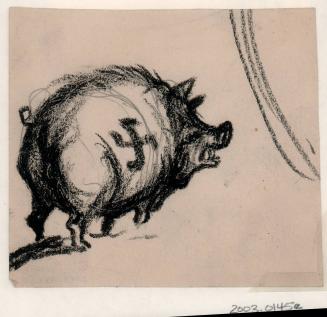 untitled, pig with swastika on its side [Ellis 3(5)]
