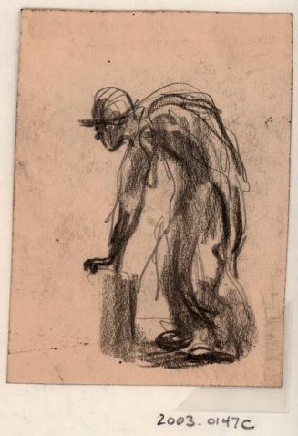 untitled, bent over standing figure [Ellis 5(3)]