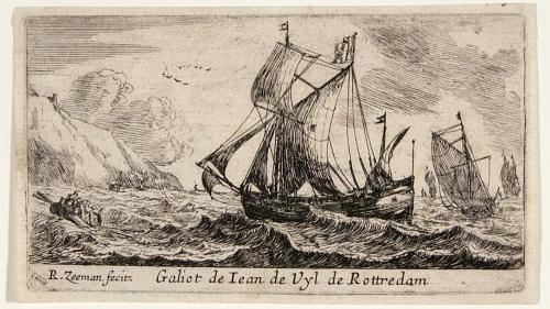 The Galjoot of Jan de Vyl [Galiot de Jean de Vyl de Rotterdam] from Seascapes