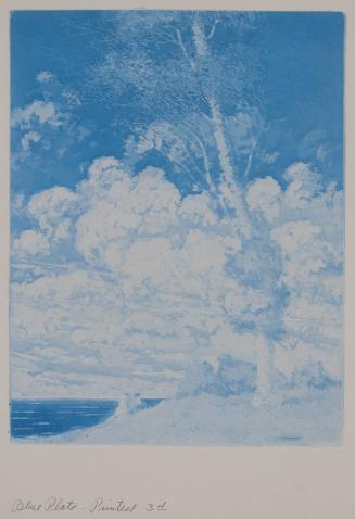 Blue Plate, Printed 3rd, color proof for “Breezy Day”