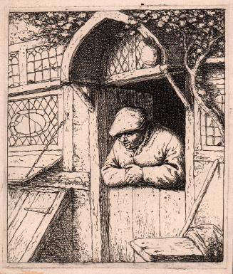 [Peasant Leaning on Doorway]