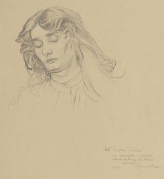 untitled [young woman with long hair]
