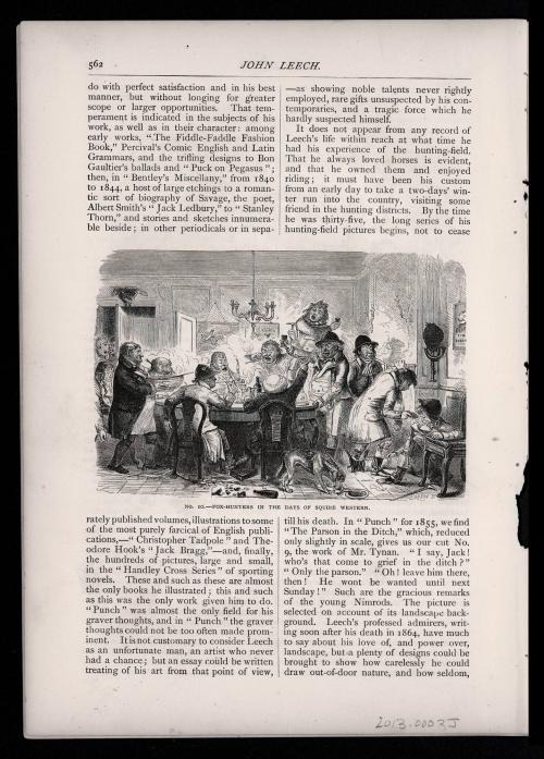 No. 10 Fox Hunters in the Days of Squire Western