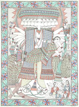 Ravana abducts Sita, from Ramayana (Epic of Rama)