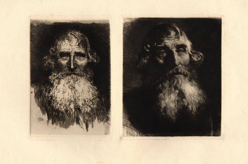 untitled [two portraits of a gentleman with a white beard]