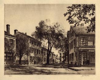 Summer Shadows (The King Hooper Mansion, Bank Square, Marblehead)