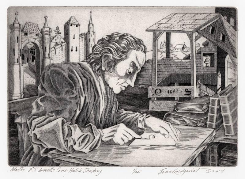 Master ES Invents Cross-Hatch Shading – Works – eMuseum