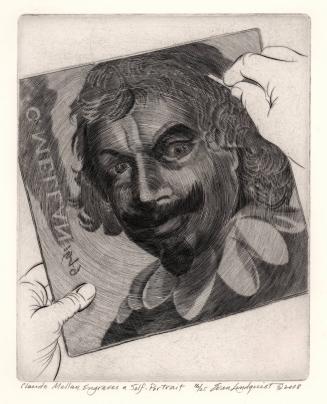 Claude Mellan Engraves a Self Portrait
