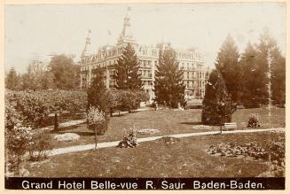 Grand Hotel-Belle-vue R. Saur Baden-Baden