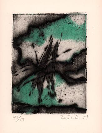 untitled, frontispiece for Zañartu by Michel Butor