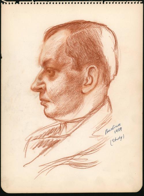 Portrait Study of a Man's Head