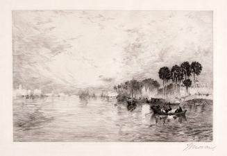 Morning on the St. Johns, Florida (after a painting by Thomas Moran)