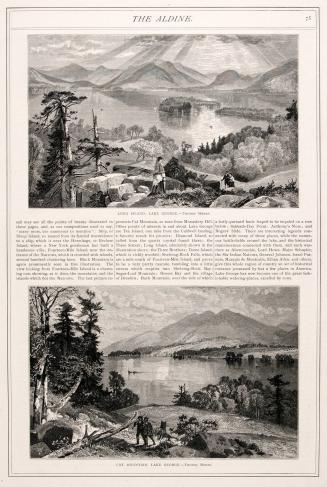 a. Long Island, Lake George (top), b. Cat Mountain, Lake George (bottom)