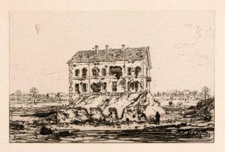 Un effet du Bombardement – Poste Caserne due Bastion 65, 1870-1871 Beraldi 73
