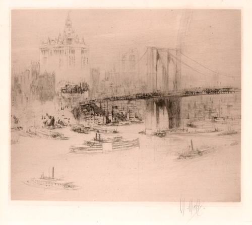 The Brooklyn Bridge [small plate]