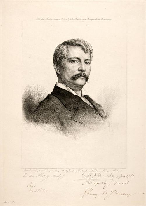 Portrait of Sir Henry M. Stanley, British Explorer (1840-1904)