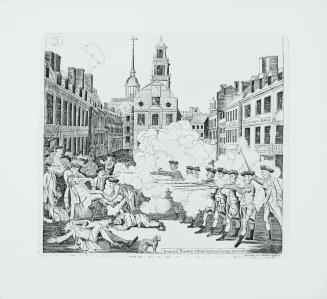 The Bloody Massacre perpetrated in King Street on March 5th, 1770, by a party of the 29th Regiment