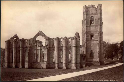 Fountains Abbey, from East. 4333. J. V.