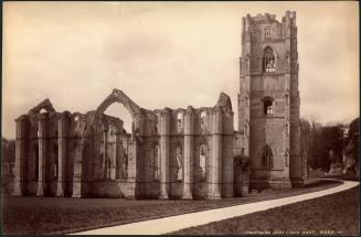 Fountains Abbey, from East. 4333. J. V.