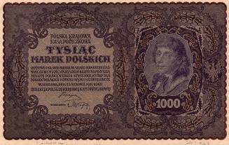 Currency, 1000 Marek Polskich (One Thousand Polish Marka)