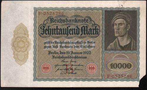 [Currency, German 10,000 Deutsche Mark]