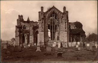 Melrose Abbey from E. 624. J.V.