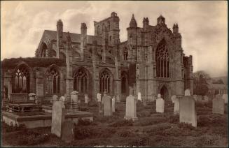 Melrose Abbey from S. W. 86.  J.V.