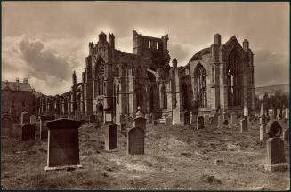 Melrose Abbey from S. E. 85.  J.V.