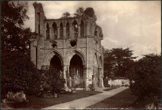 Dryburgh Abbey, St. Mary’s Aisle and Tomb of Sir. W. Scott. 84. J.V.
